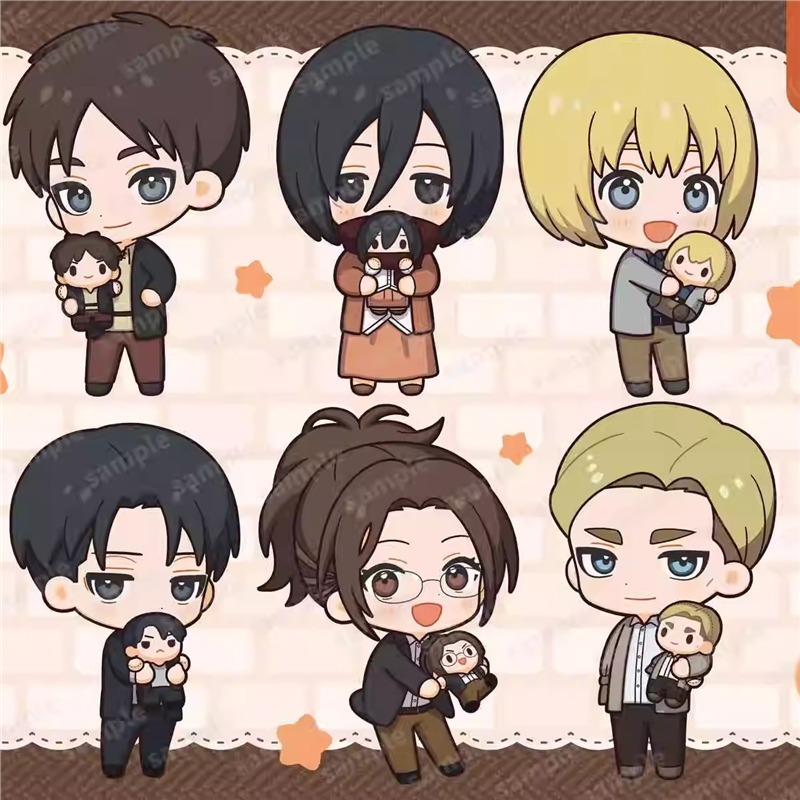 Resin Art Hanging - Attack on Titan Cute Chibi Q