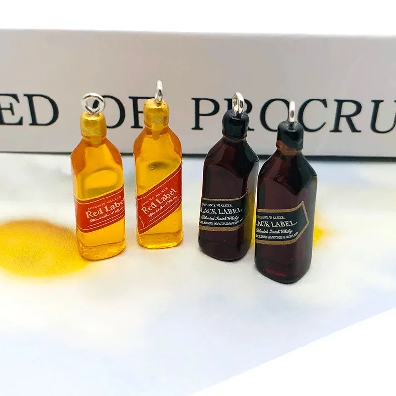 Resin Art Diy Kit - 10Pcs Tiny Wine Bar Bottle Resin