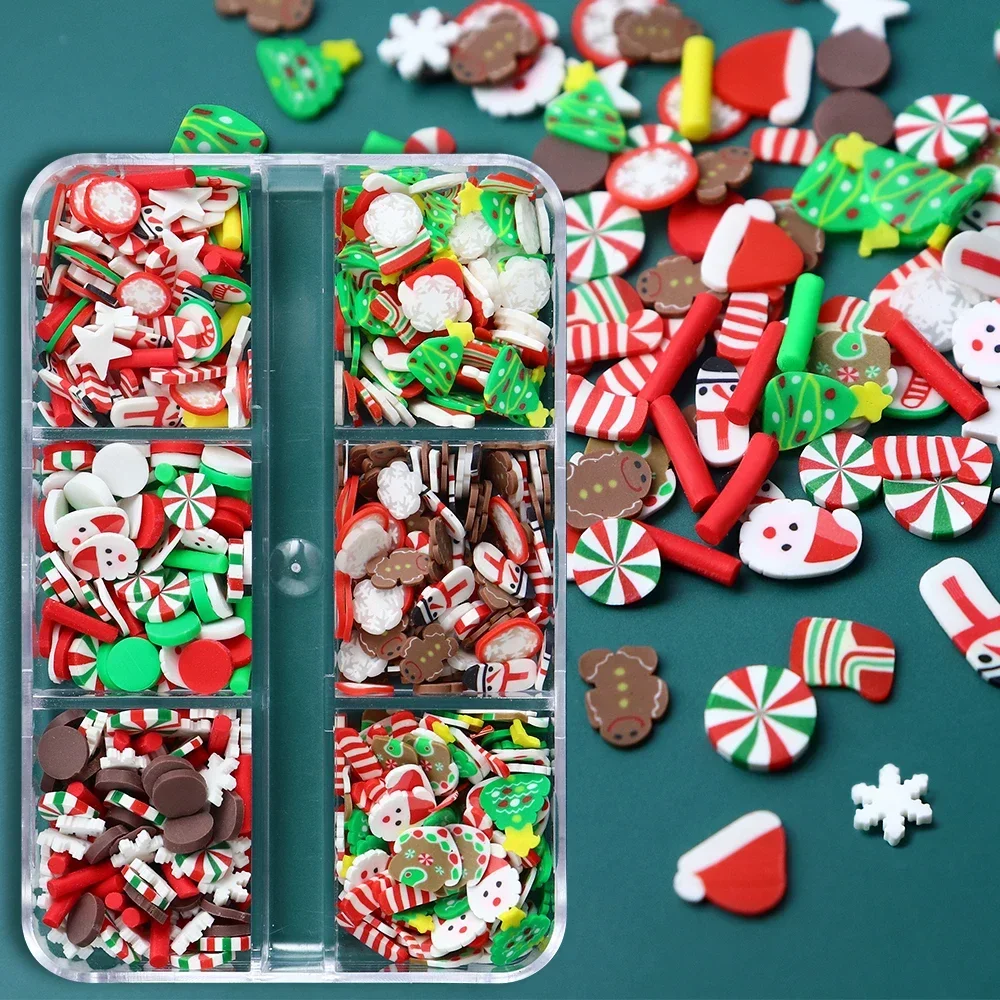 Resin Art Clay - Christmas Polymer Clay Slices Epoxy Resin