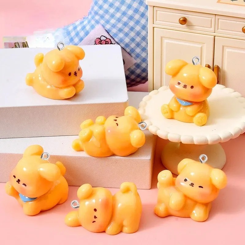Resin Art Diy Kit - 10Pcs Cute Cartoon Dog Acrylic Resin