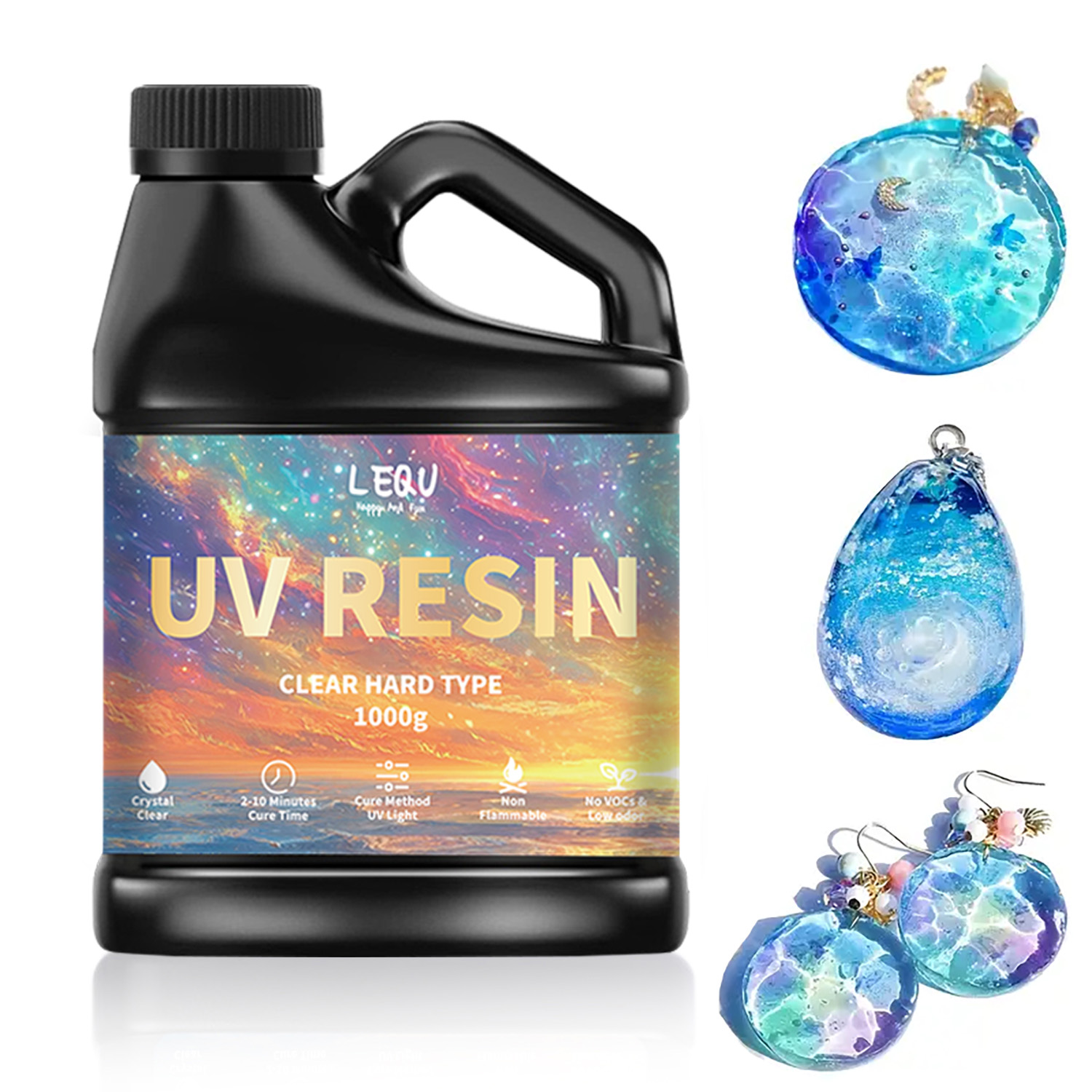 Resin Art Glue - 100/200/500/1000g UV Epoxy Resin Glue High