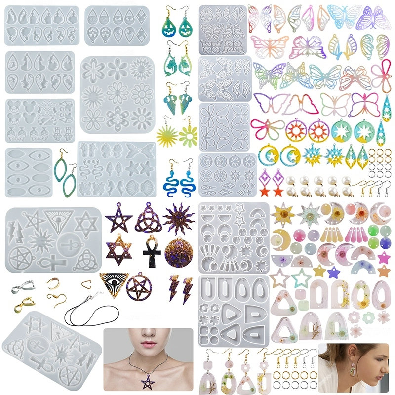 Earring Pendant Silicone Mold  - đánh giá và giá Resin Art Glue