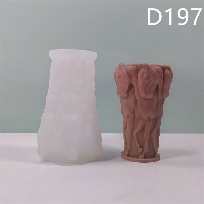 Herd Horse Statue Candle Silic - đánh giá và giá Resin Art Sculptures