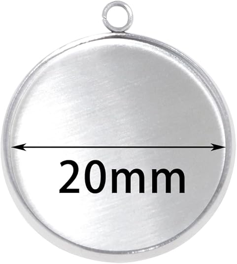 20 Pieces Stainless Steel Roun - đánh giá và giá Resin Art Hanging