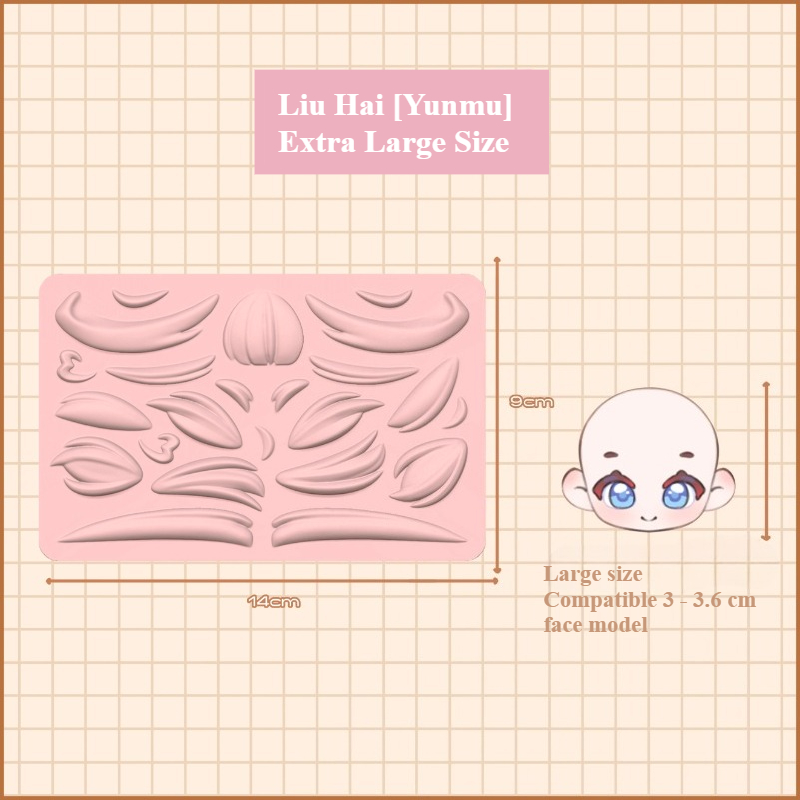 Clay Bangs Silicone Mold Handm - đánh giá và giá Resin Art Clay