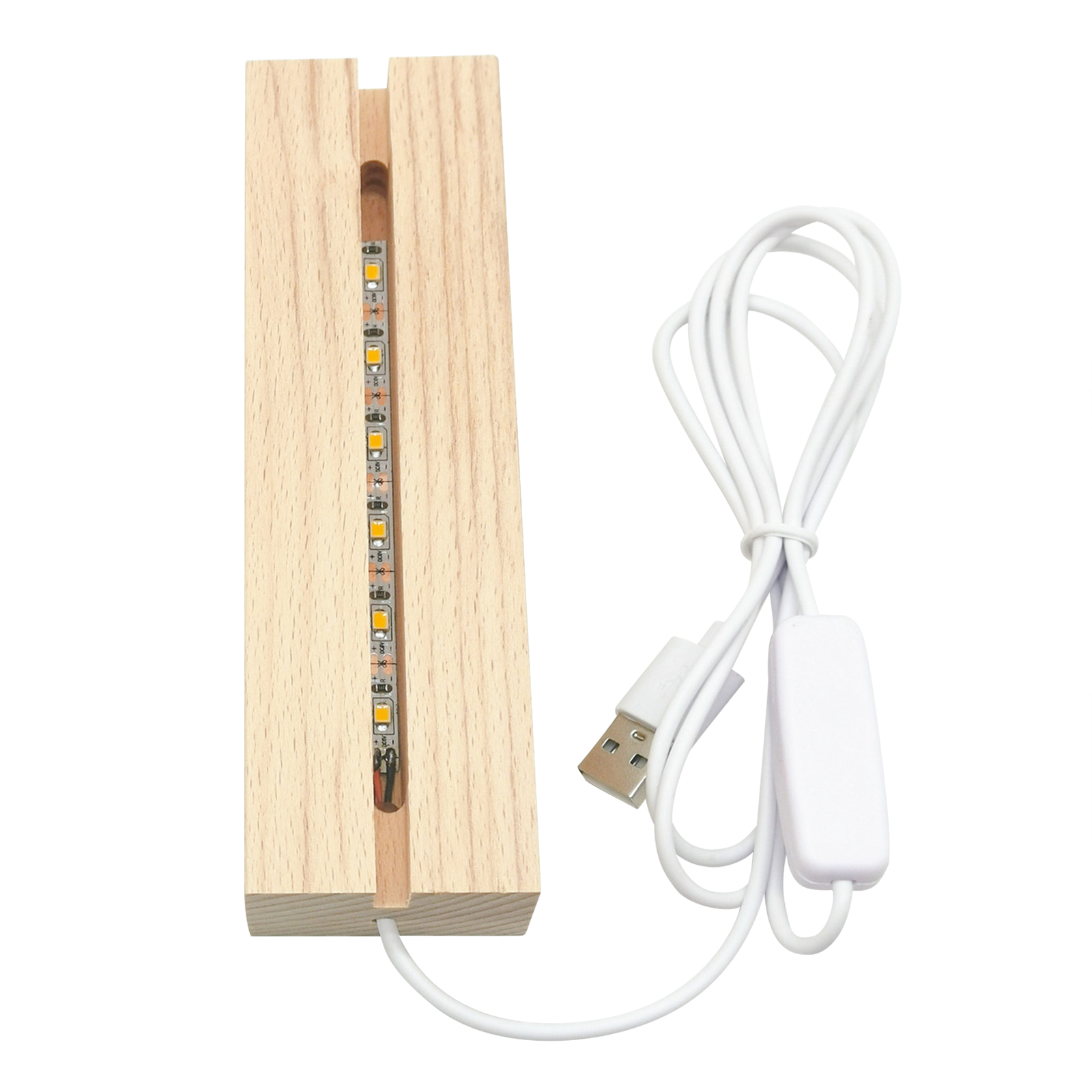 10pcs LED Wood Light Display C - đánh giá và giá Resin Art Stand