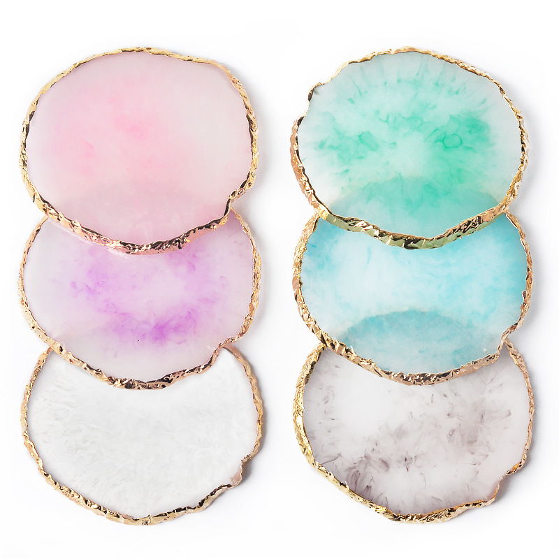 6 Round Resin Onyx Stone Nail  - đánh giá và giá Resin Art Stand