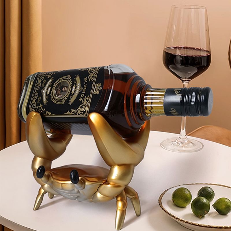 Creative Crab Wine Rack Sculpt - đánh giá và giá Resin Art Stand
