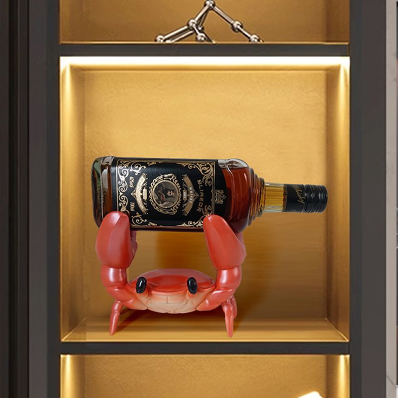 Creative Crab Wine Rack Sculpt - đánh giá và giá Resin Art Stand