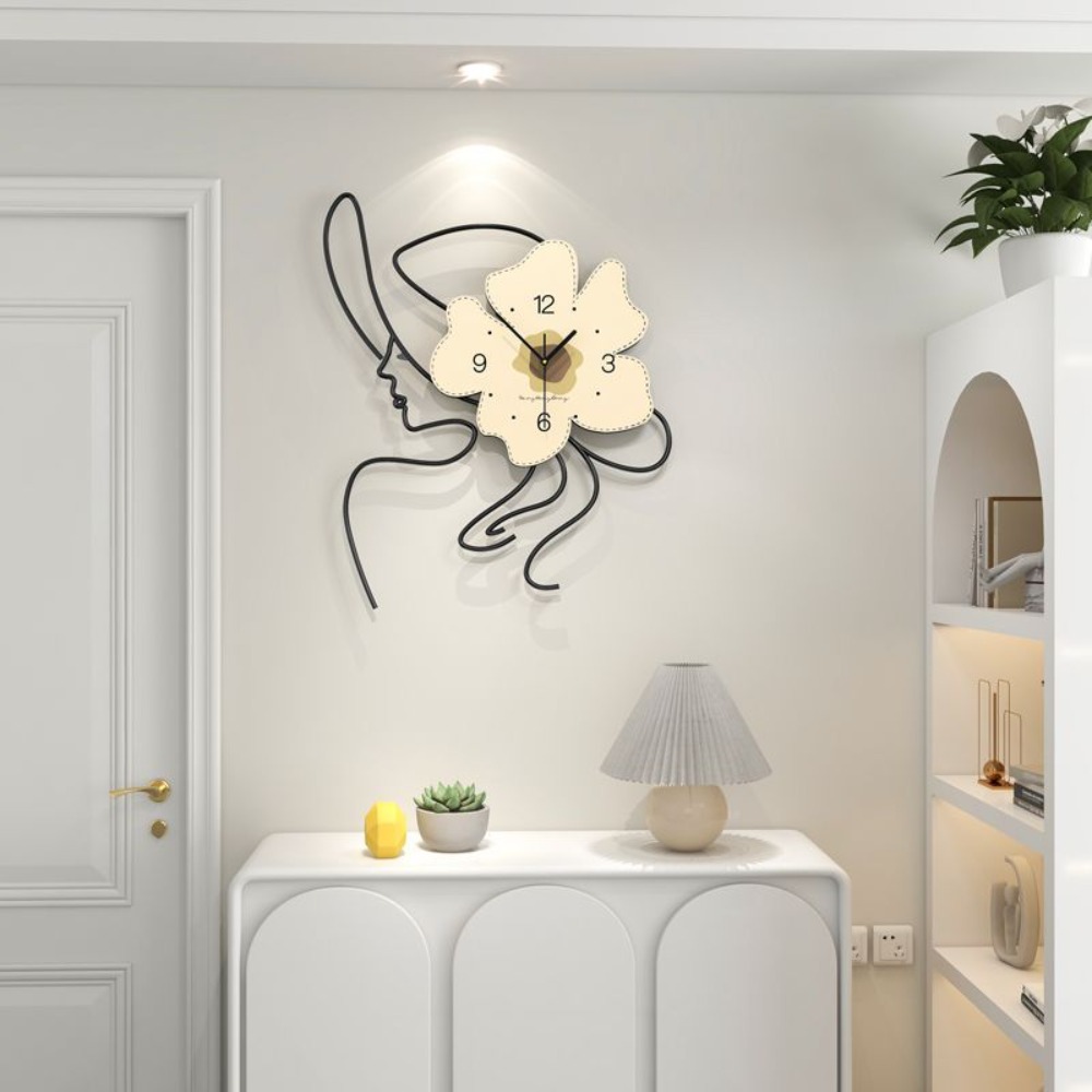Living Room Large Wall Clock C - đánh giá và giá Resin Art Wall Clock