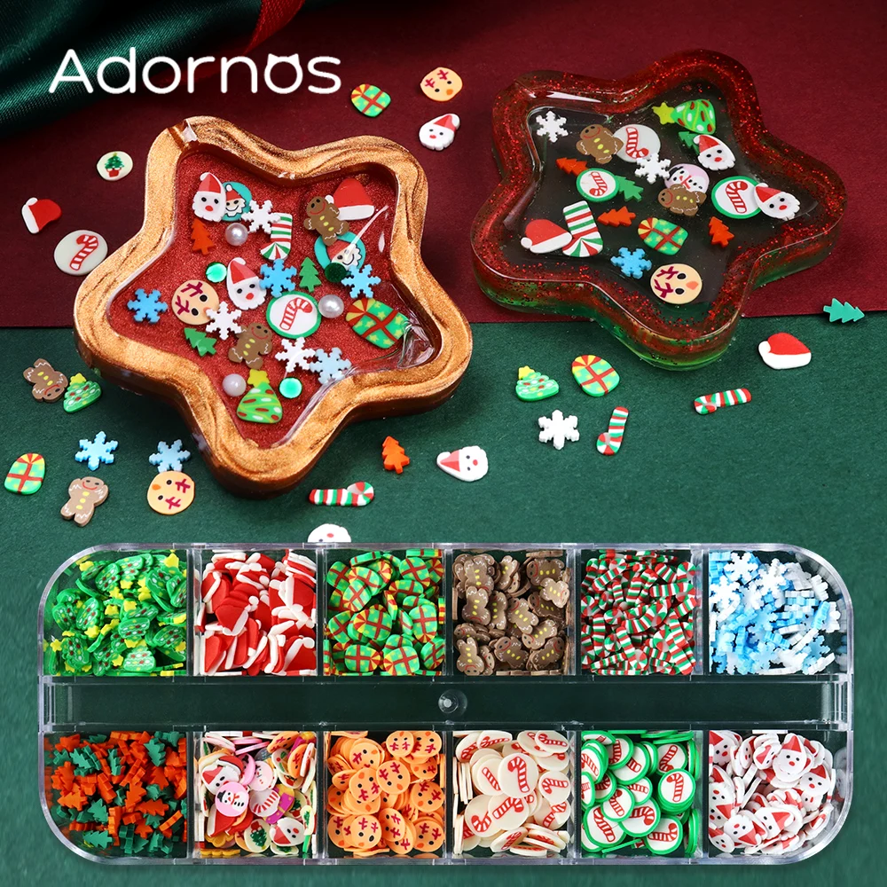12 Grids Christmas Soft Potter - đánh giá và giá Resin Art Clay