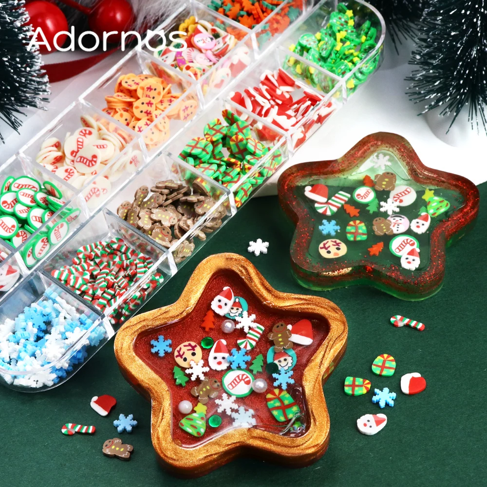 12 Grids Christmas Soft Potter - đánh giá và giá Resin Art Clay