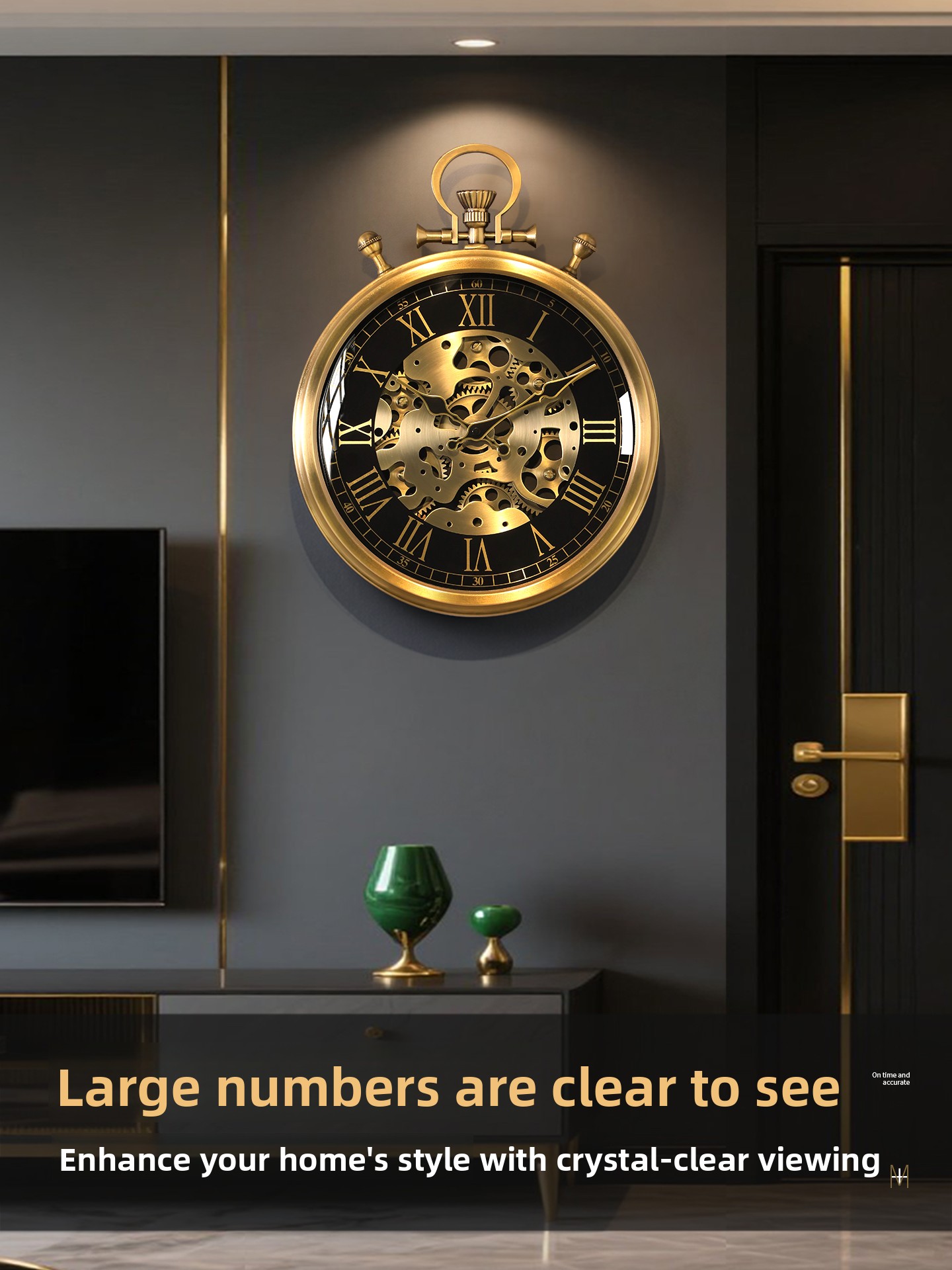 Vintage Industrial Gear Wall C - đánh giá và giá Resin Art Wall Clock