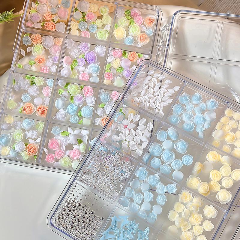 3D Nail Art Decoration Kit 6 1 - đánh giá và giá Resin Art Using Flowers