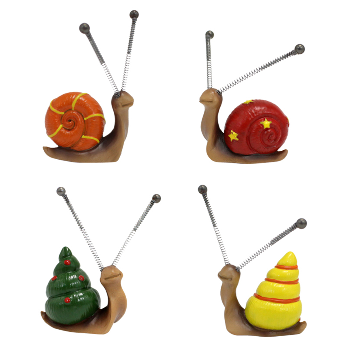 4pcs, Mini Snail Sculpture Bon - đánh giá và giá Resin Art Sculptures