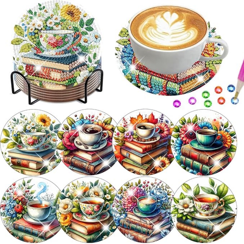8PCS/DIY Diamond Art Painting  - đánh giá và giá Resin Art Stand