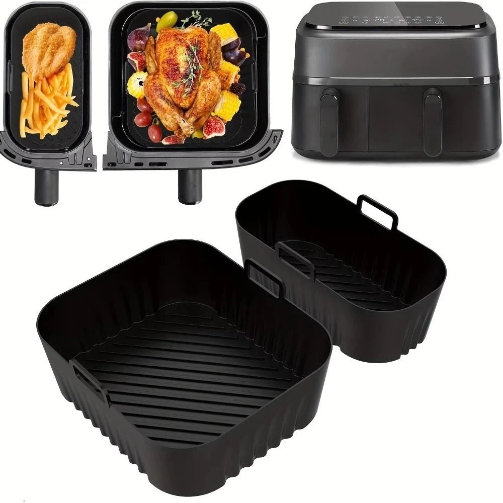 6L/3L Air Fryer Liner Non-Stic - đánh giá và giá Tray Mold Rectangle