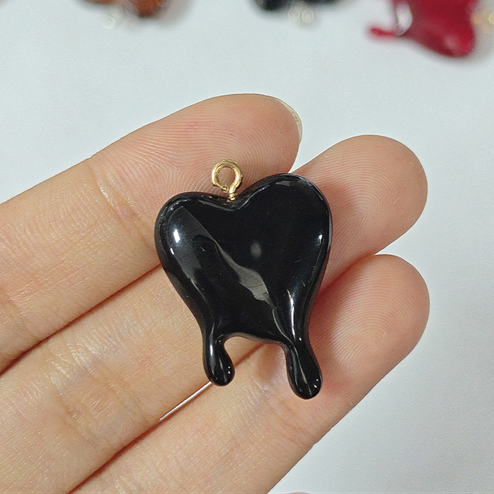 10pcs Drop Blood Heart-shaped  - đánh giá và giá Resin Art Diy Kit