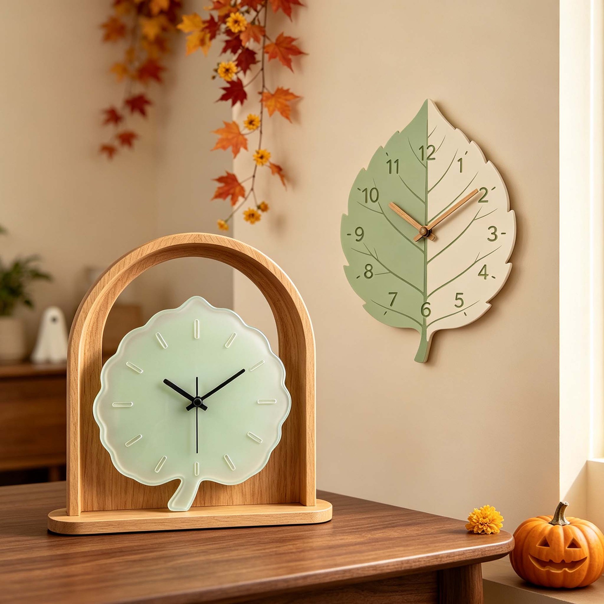 Clock Silicone Molds Leaf Vein - đánh giá và giá Resin Art Wall Clock