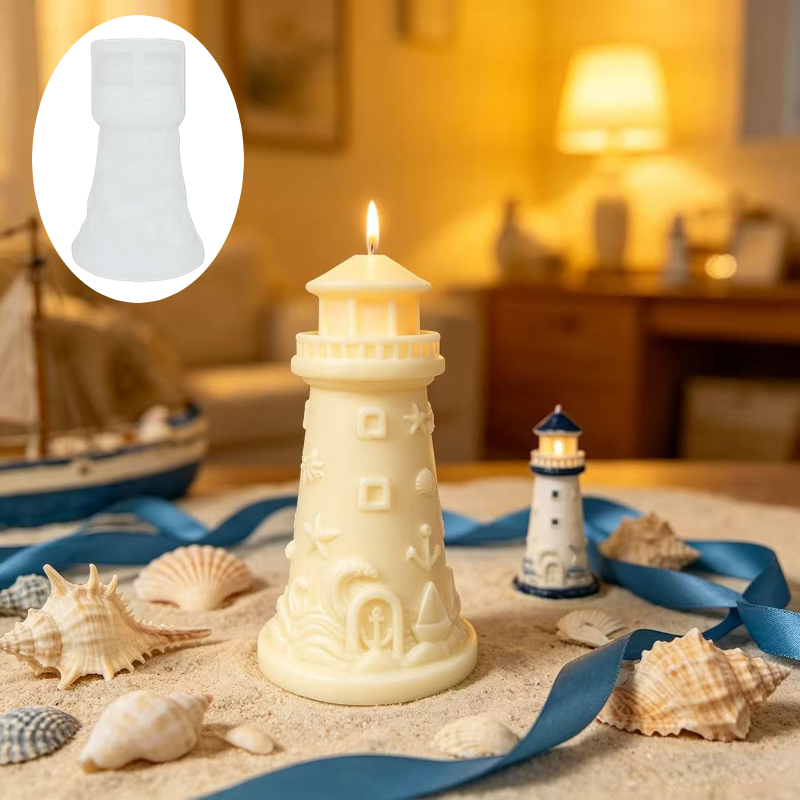 Lighthouse Embossed Silicone C - đánh giá và giá Resin Art Clay