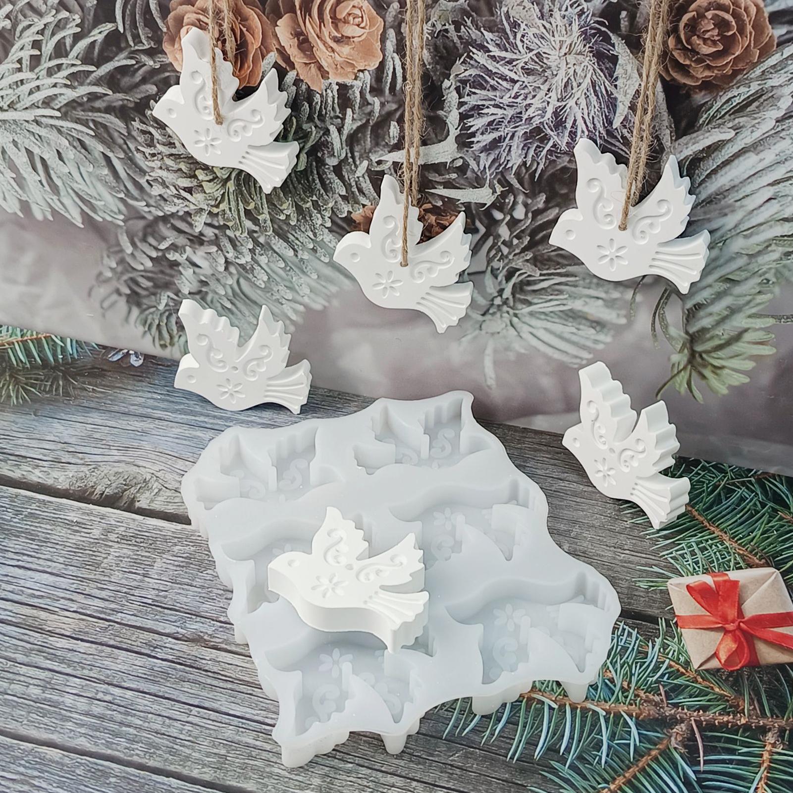 Bird Shape Silicone Mold 6-Cav - đánh giá và giá Resin Art Clay