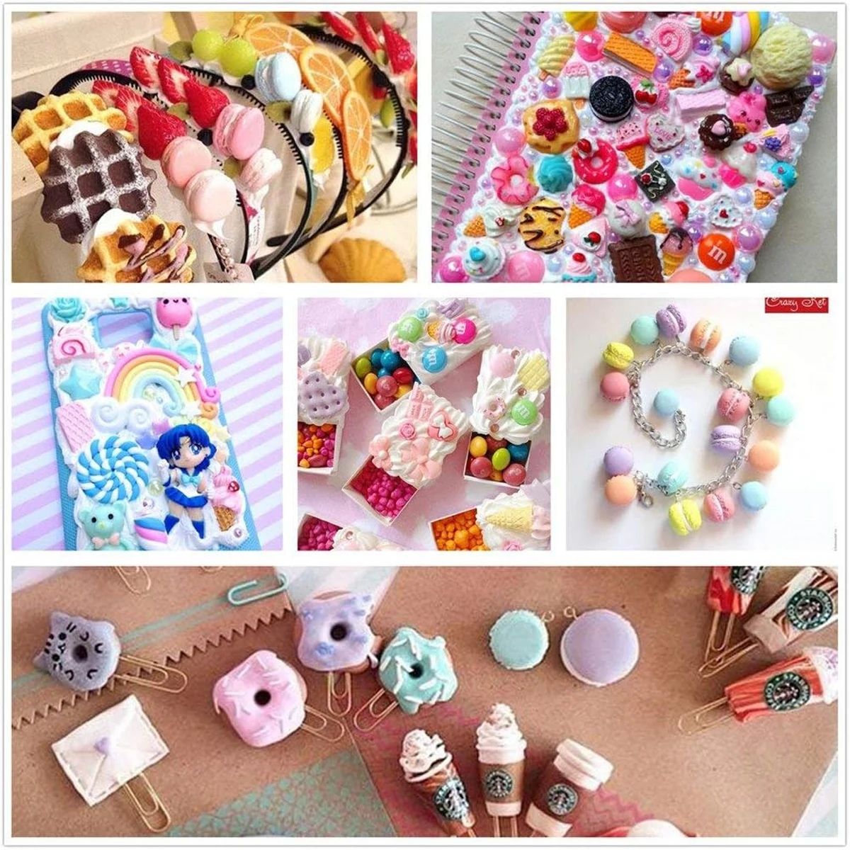 30pcs Random Candy Slime Charm - đánh giá và giá Resin Art Diy Kit
