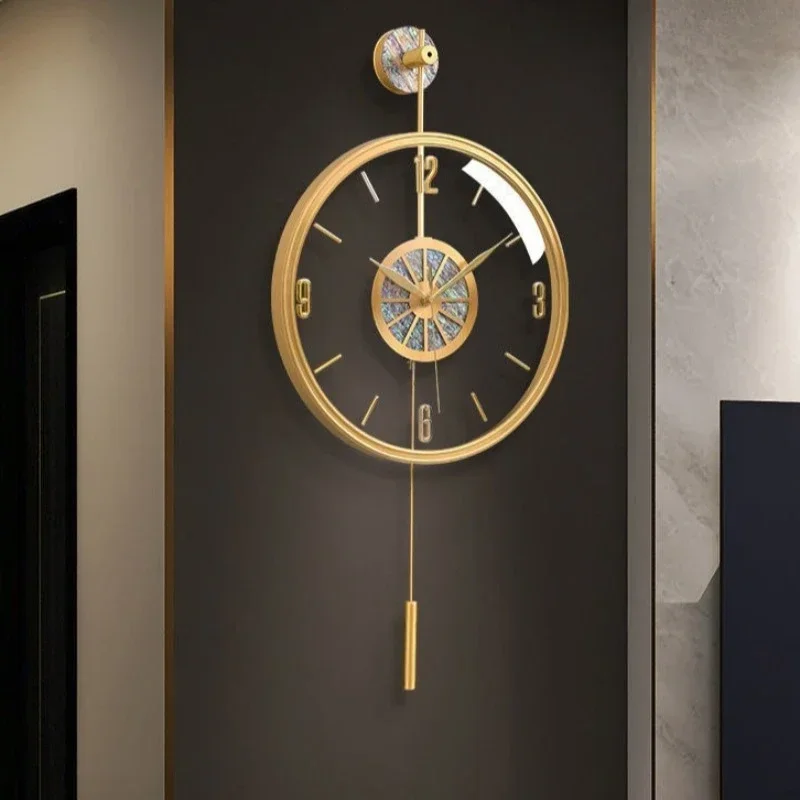 Alloy Case Modern Luxury Wall  - đánh giá và giá Resin Art Wall Clock