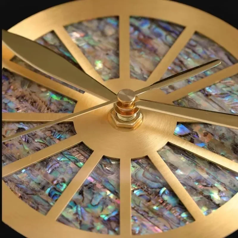Alloy Case Modern Luxury Wall  - đánh giá và giá Resin Art Wall Clock