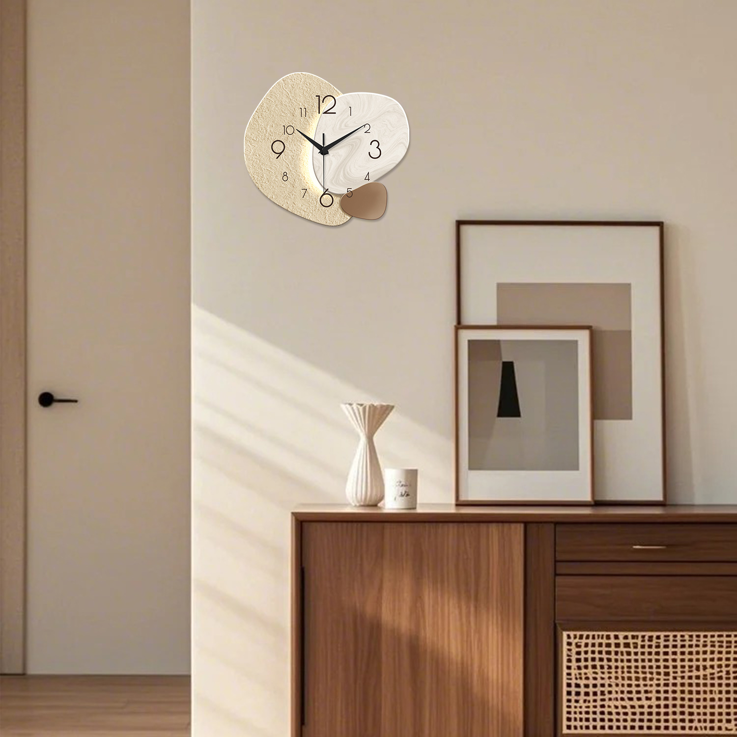 Modern Simple Wall Clock, Sile - đánh giá và giá Resin Art Wall Clock