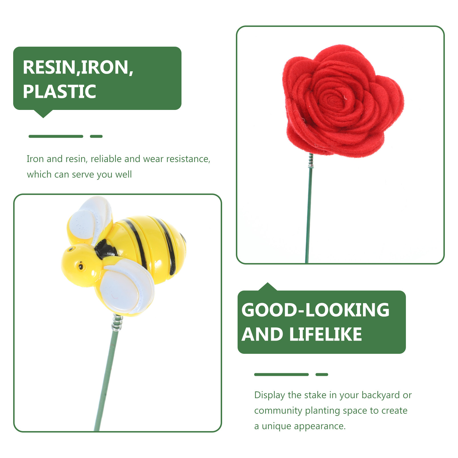 1Set Realistic Stake Decorativ - đánh giá và giá Resin Art Sculptures