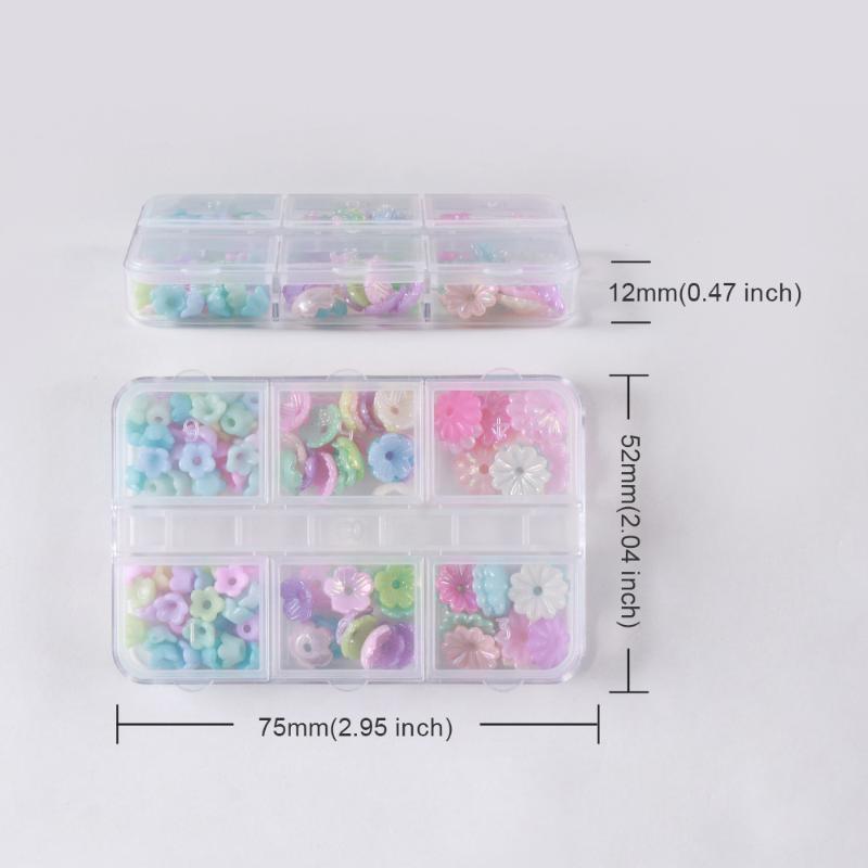 6 Grids Mini Resin Flower Nail - đánh giá và giá Resin Art Using Flowers