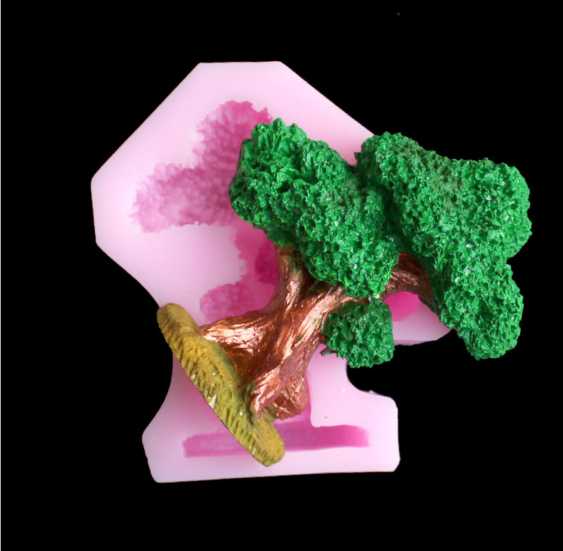 Cây thông silica gel khuôn TỰ  - đánh giá và giá Resin Art Clay