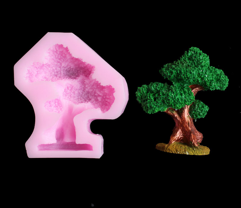 Cây thông silica gel khuôn TỰ  - đánh giá và giá Resin Art Clay