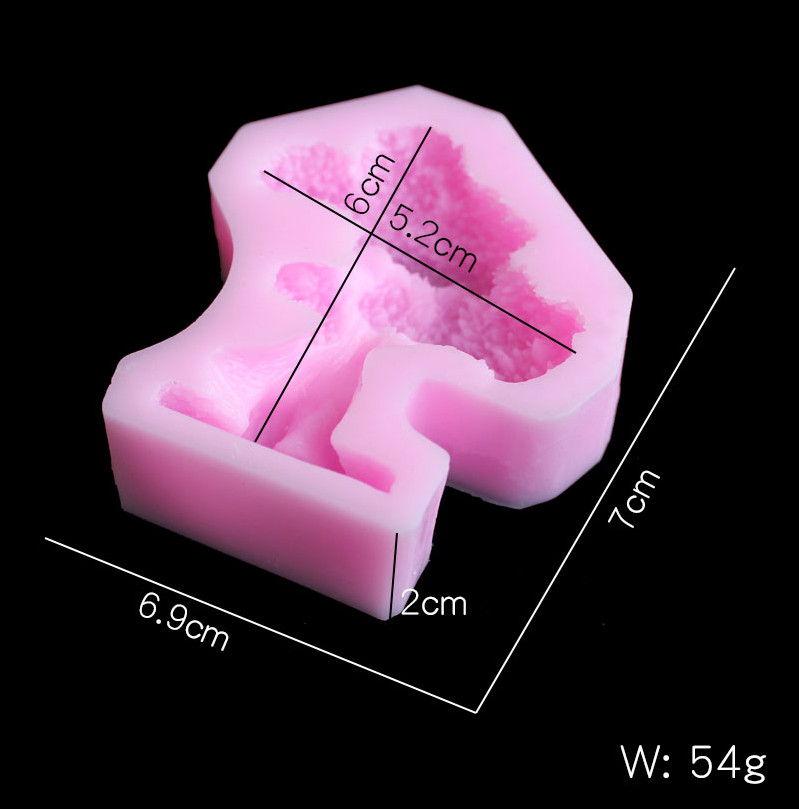 Cây thông silica gel khuôn TỰ  - đánh giá và giá Resin Art Clay