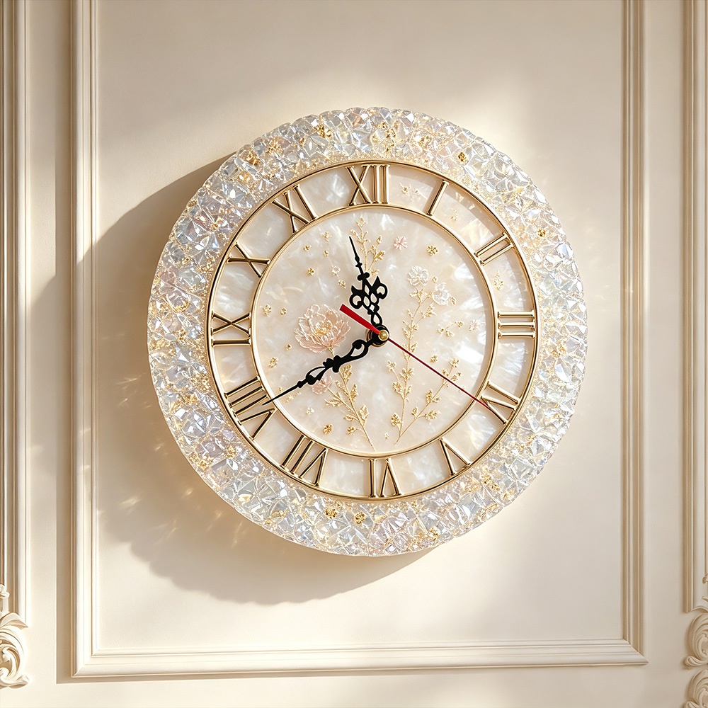 Diamond Faceted Clock Silicone - đánh giá và giá Resin Art Wall Clock