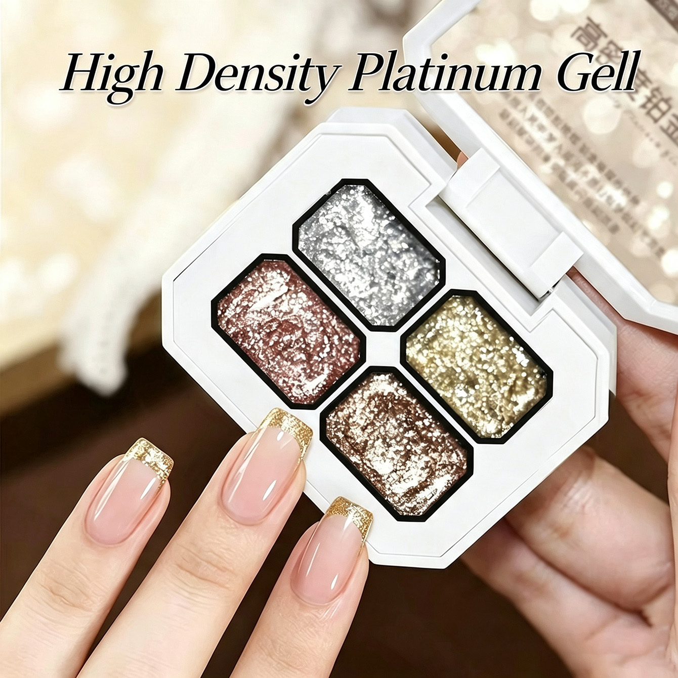 MIANEL High-Shine GoldGlitter  - đánh giá và giá Resin Art Price