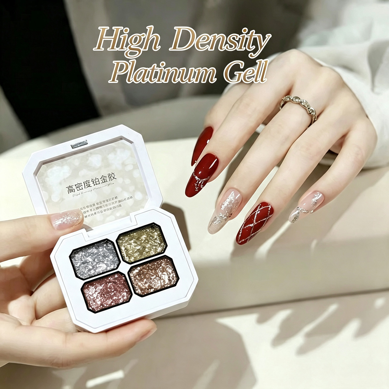 MIANEL High-Shine GoldGlitter  - đánh giá và giá Resin Art Price