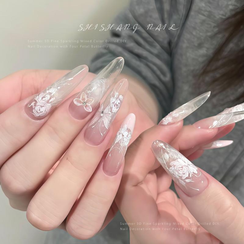 30Pcs/bag 3D Glitter Resin But - đánh giá và giá Resin Art Using Flowers