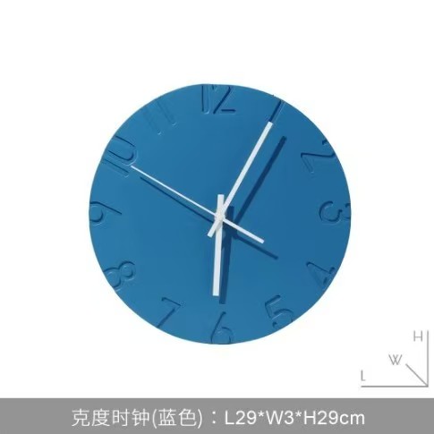 Nordic Creative Wall Clock - S - đánh giá và giá Resin Art Wall Clock