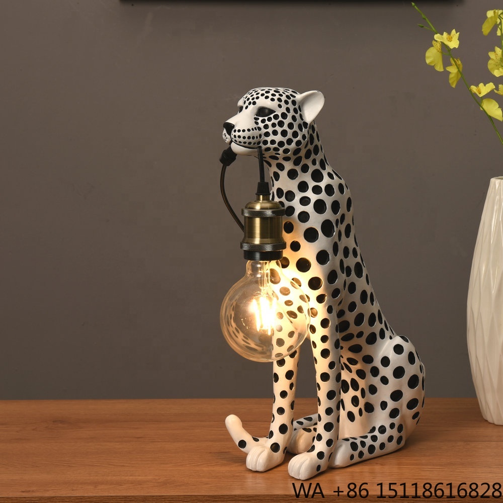 Modern Art Animal Leopard Resi - đánh giá và giá Resin Art Sculptures