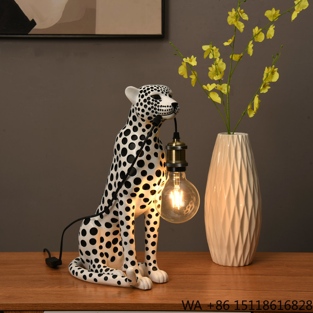 Modern Art Animal Leopard Resi - đánh giá và giá Resin Art Sculptures