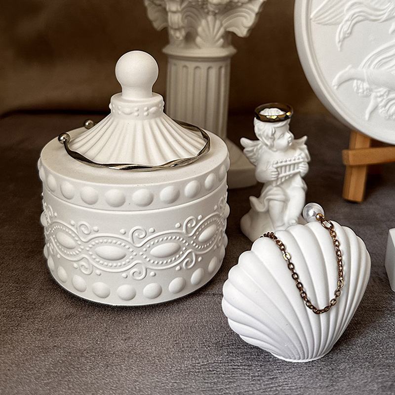 1set Striped Candle Jar Silico - đánh giá và giá Resin Art Clay