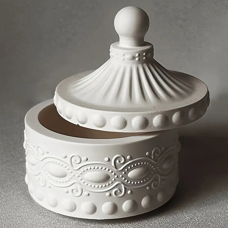 1set Striped Candle Jar Silico - đánh giá và giá Resin Art Clay