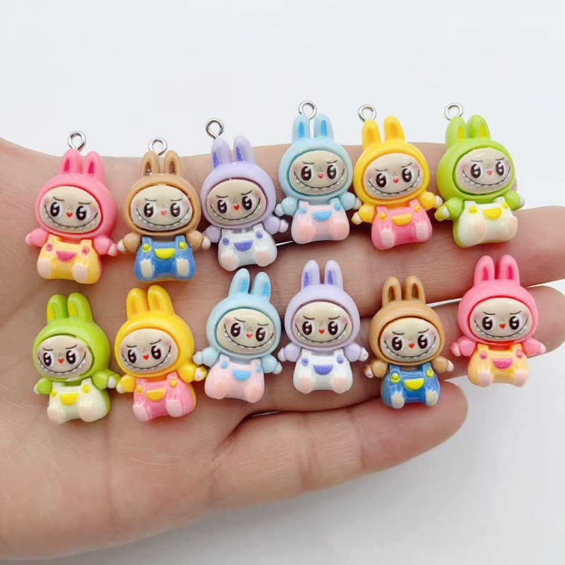 10Pcs Kawaii Rabbit Strawberry - đánh giá và giá Resin Art Diy Kit