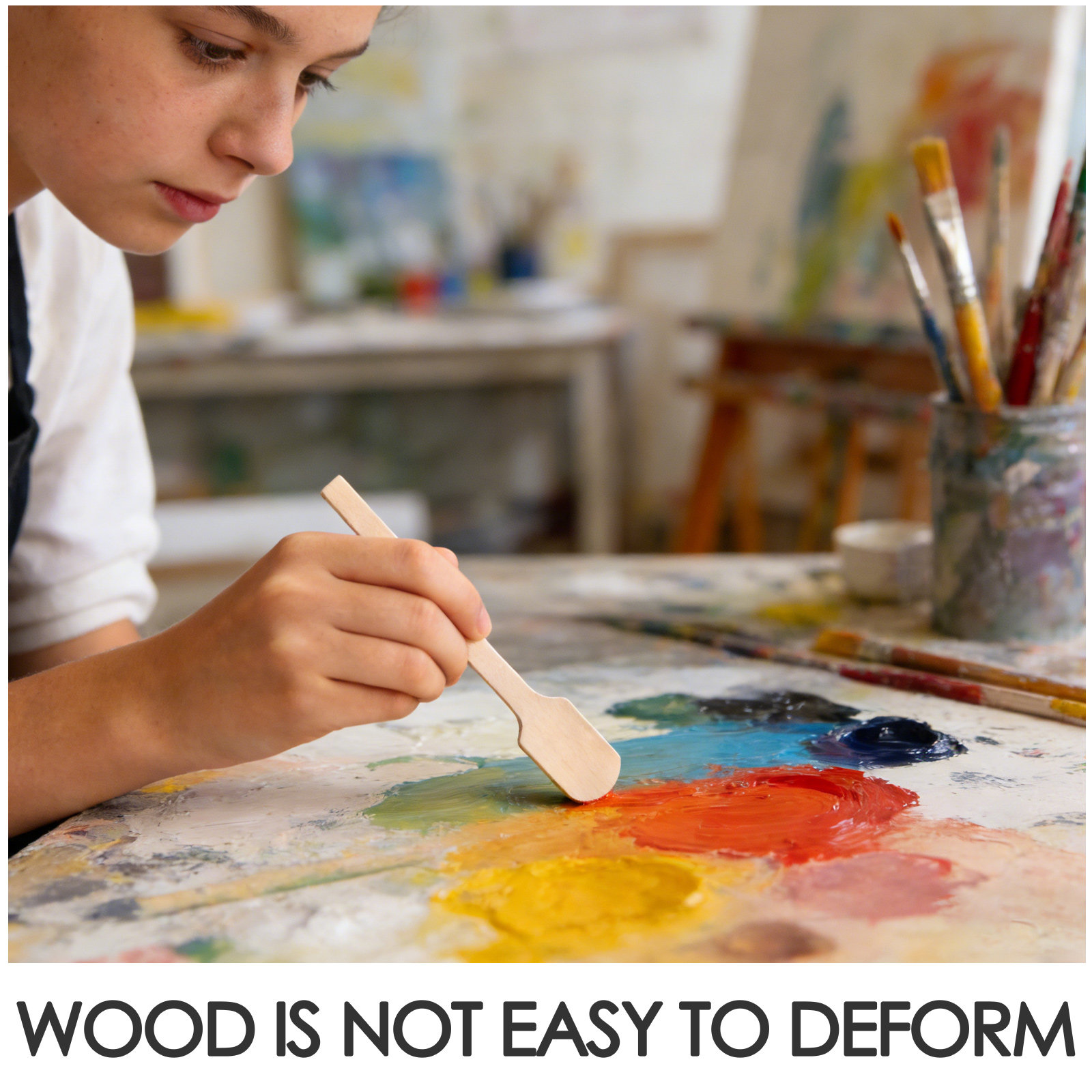 200Pcs Wooden Paint Stirring S - đánh giá và giá Resin Art Canvas