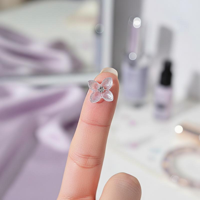 3D Rhinestone Butterfly Flower - đánh giá và giá Resin Art Using Flowers