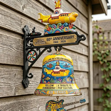 New Resin Yellow Submarine Bea - đánh giá và giá Resin Art Wall Clock