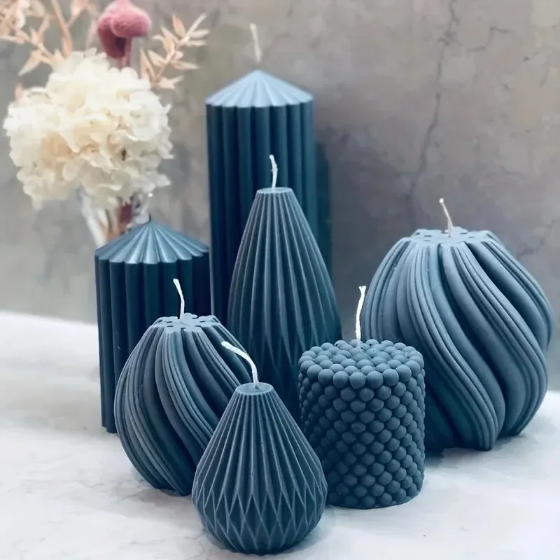 3D Spiral Striped Silicone Mol - đánh giá và giá Resin Art Clay