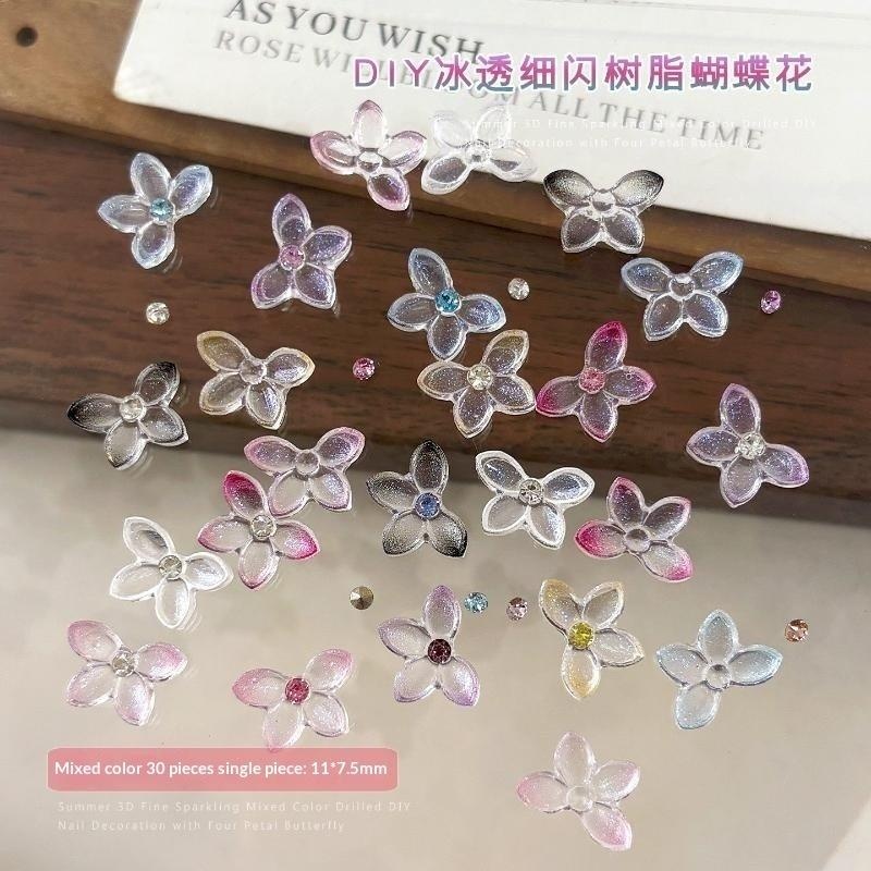 *3D Glitter Resin Nail Art Dec - đánh giá và giá Resin Art Using Flowers