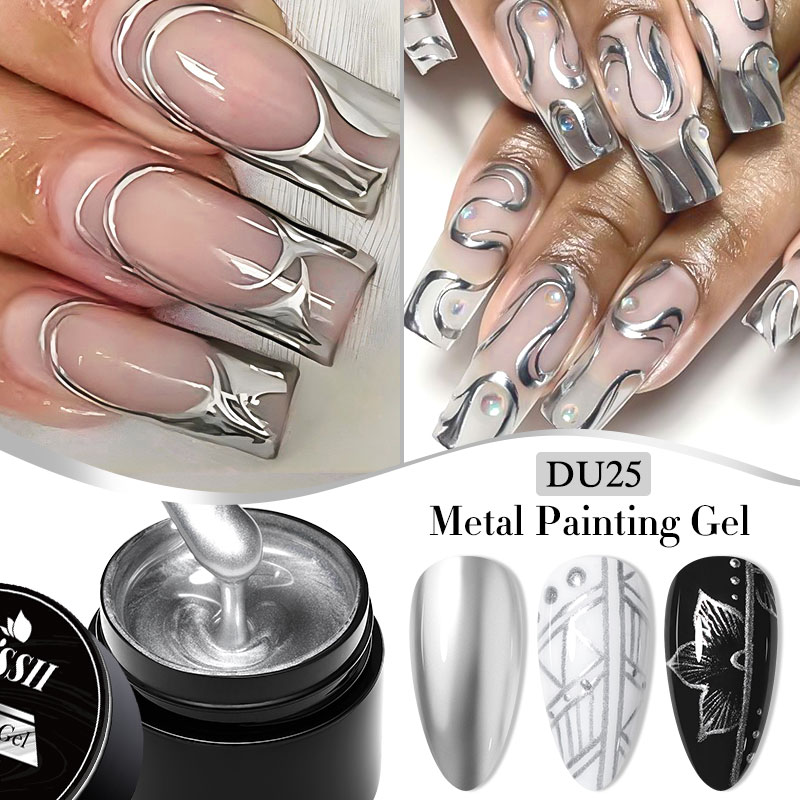 8ml Metal Painting Gel Nail Po - đánh giá và giá Resin Art Of Rose